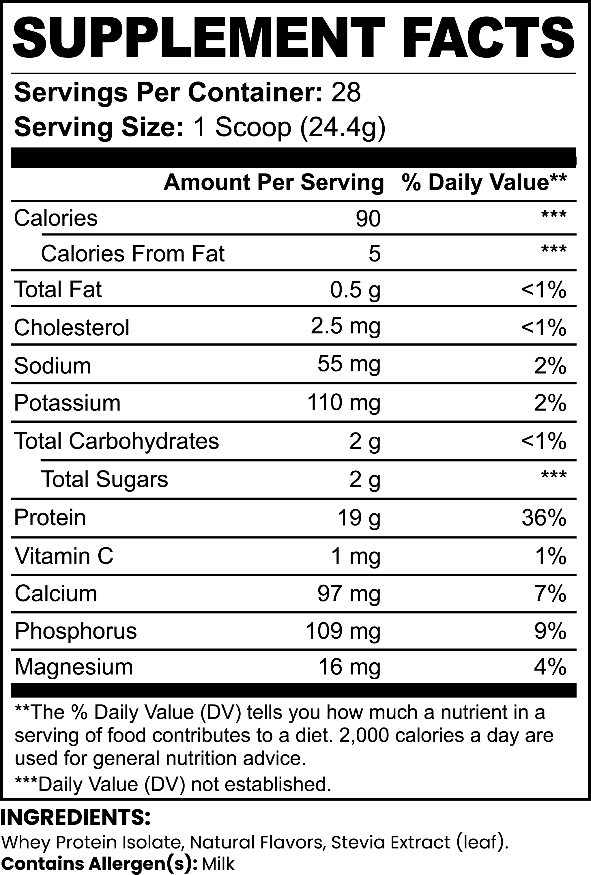 100% Whey Protein Isolate (Vanilla Dream) - Image 4