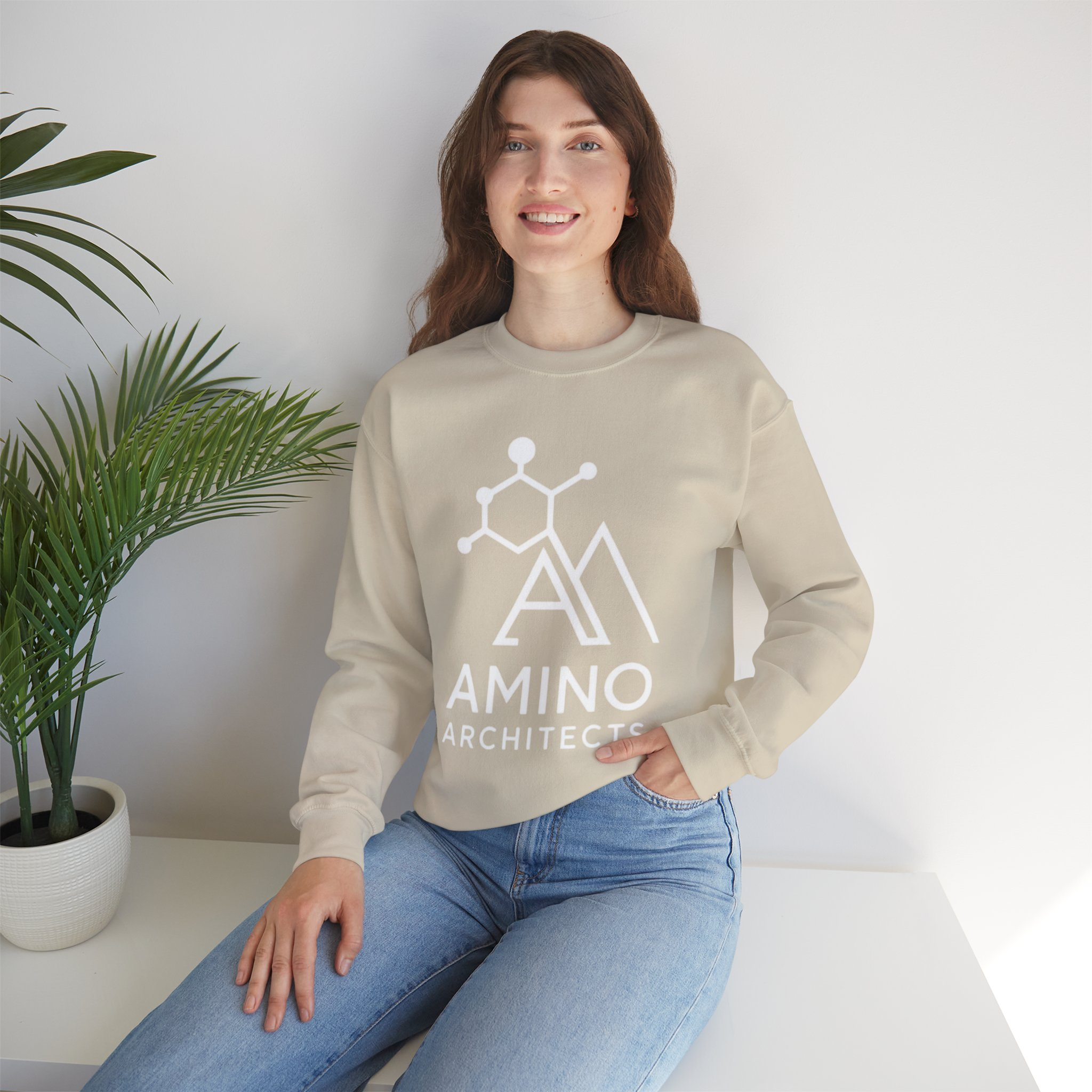 Amino Architects Unisex Heavy Blend™ Crewneck Sweatshirt - Image 17